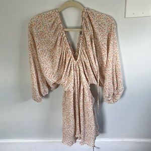 Floral mini dress size xs